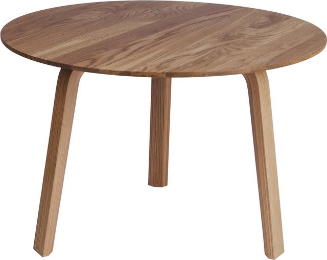 HAY Bella Couchtisch aus Eichenholz in Braun, Durchmesser: 60 cm, Höhe: 39 cm - Bild 1