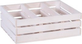 iWerk Gewürzregal aus Holz in Weiß, B/H/T: 40 x 50 x 17 cm - Bild 1