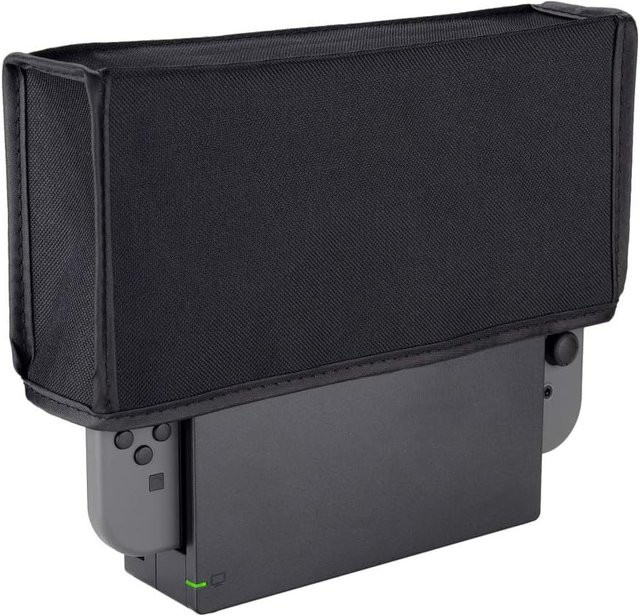 Staubschutzhülle für Nintendo Switch und Nintendo Switch OLED in Schwarz, wasserdicht und kratzfest - Bild 1