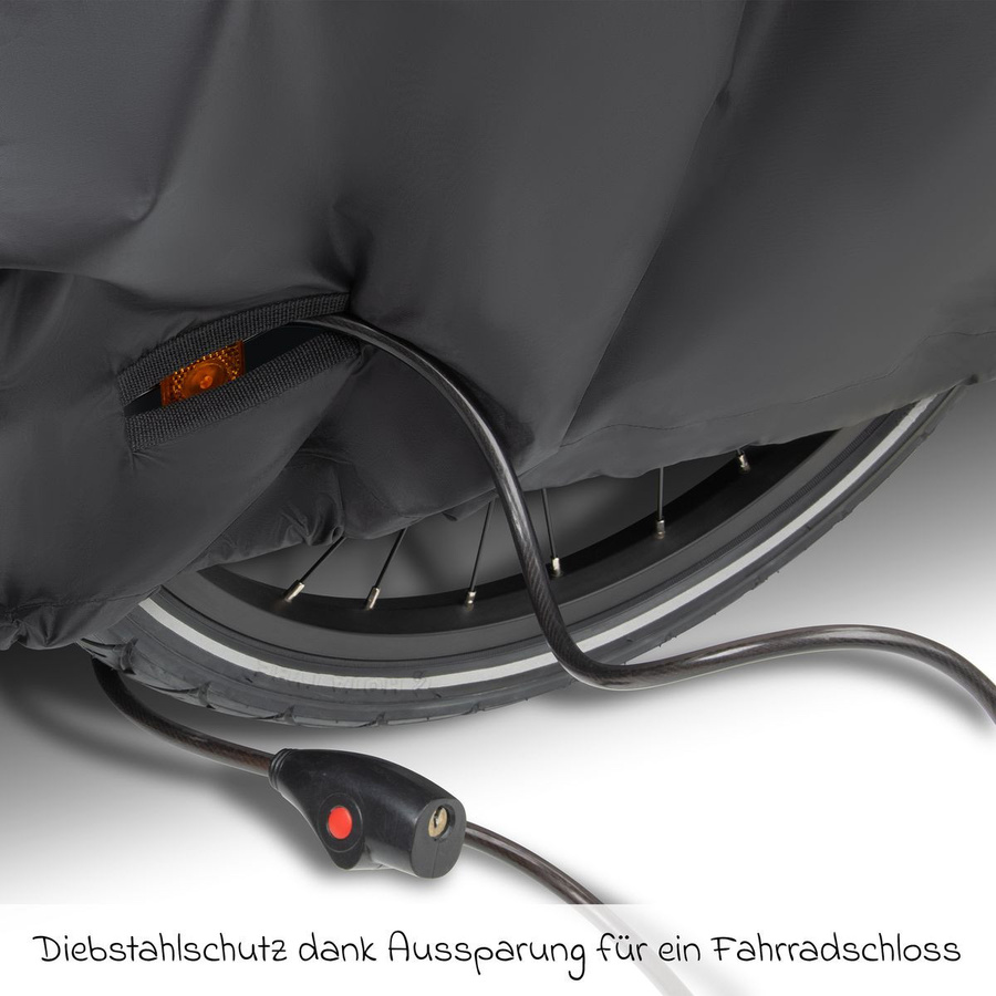 Zamboo Faltgarage für Fahrradanhänger in Grau und Schwarz - Bild 3