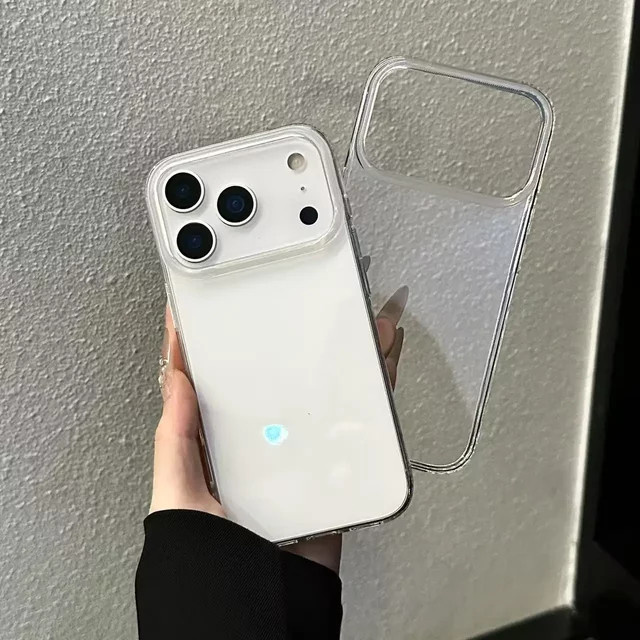 Transparente TPU-Schutzhülle für Apple iPhone 17, 16, 15 Pro, 14, 13, 12, 11, XS, XR, Max, Plus mit Steuertaste-Schutz - Bild 1