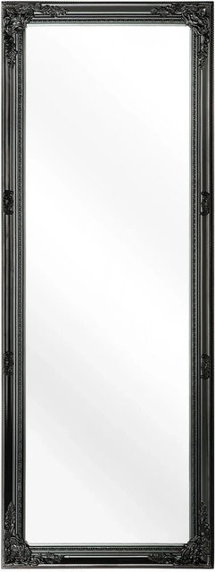 Beliani Wandspiegel FOUGERES in Schwarz im Retro-Design, B/H: 50 x 130 cm - Bild 1