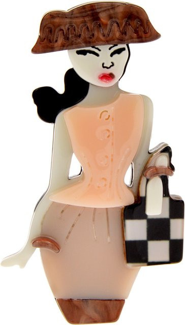 shmik Brosche Acryl, Cartoon Charakter, Unisex - Bild 1
