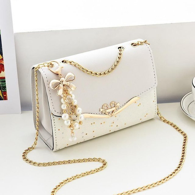 sunrise 1 Crossbody Tasche, Mini Abend Handy Tasche, weiß, Damen - Bild 1