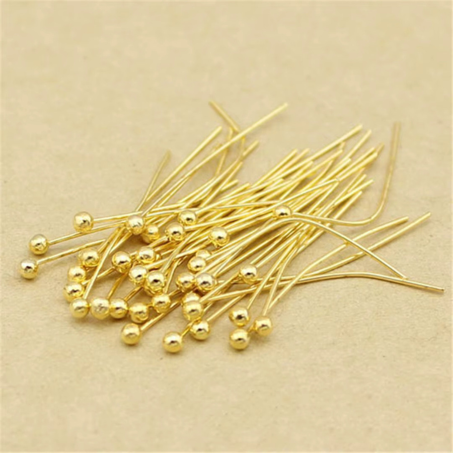 Kupfer-Kugelbolzen mit rundem Kopf, 0,6 mm, DIY-Zubehör - Bild 1