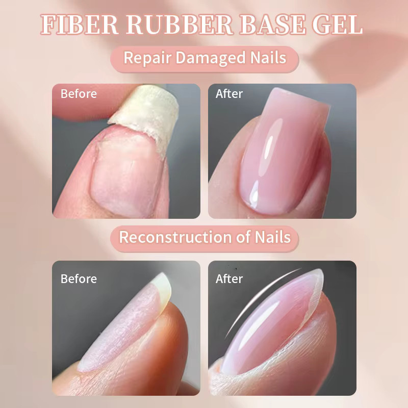 BORN PRETTY Nagellack-Set Jelly Pink, 6 Farben, 10 ml - Bild 2