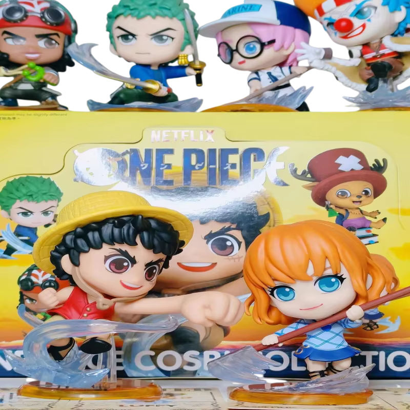 Hot Toys One Piece Cosbi Mini-Figur Blind Box Mehrfarbige Anime Sammlerfigur aus Kunststoff - Bild 7
