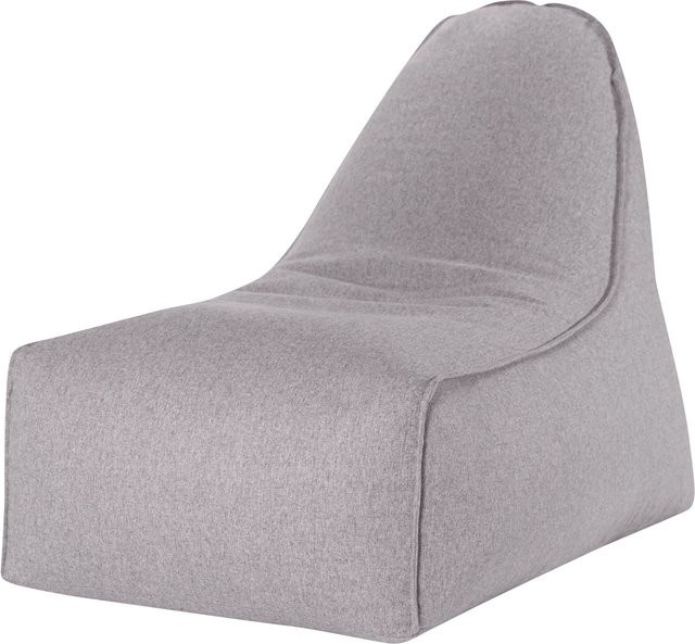 Sitting Point Sitzsack Boogie Felt in Grau mit Filzimitat, B/H/T: 70 x 100 x 80 cm - Bild 1