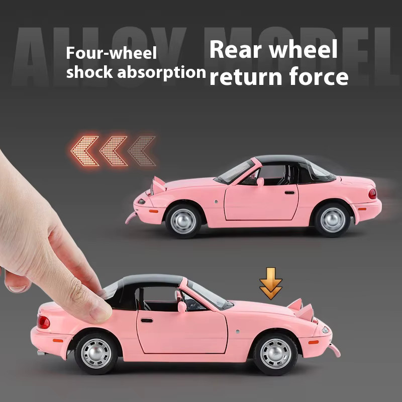 Maisto Mazda-MX-5 Modell, 1:24, Metall, mit Soundeffekten - Bild 3