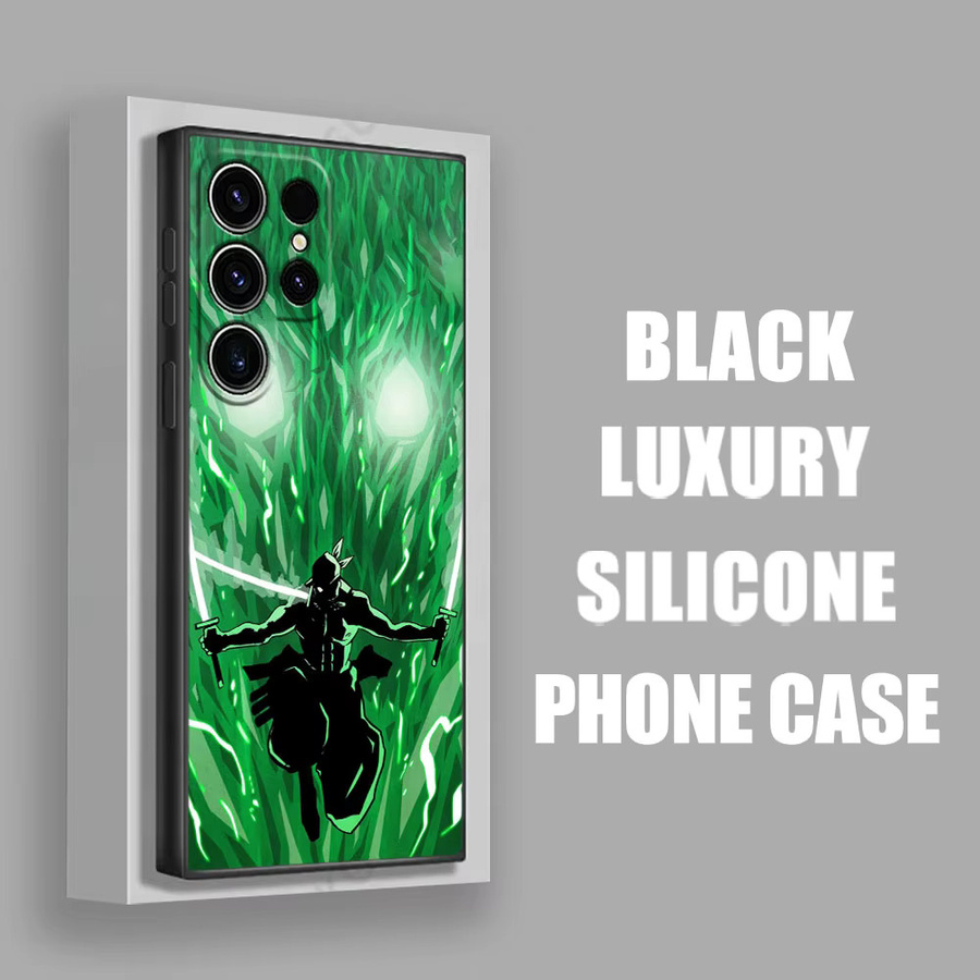 ZORO Roronoa One Piece Handyhülle aus weichem Silikon für Samsung Galaxy S25 S24 S23 S22 S21 S20 Ultra 5G Plus FE in Multicolour - Bild 2