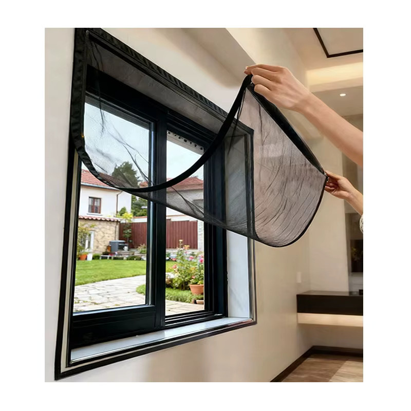 MOJY Magnetisches Fenster-Moskitonetz aus Fiberglas in Schwarz, Weiß oder Grau als maßgefertigtes unsichtbares Fliegengitter - Bild 7