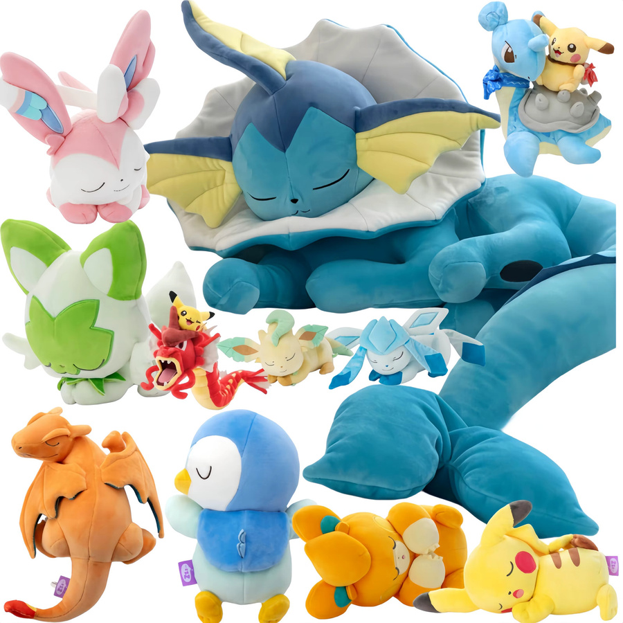 Aoger Pokémon Schlafendes Vaporeon, Plüschtier, 50cm - Bild 2