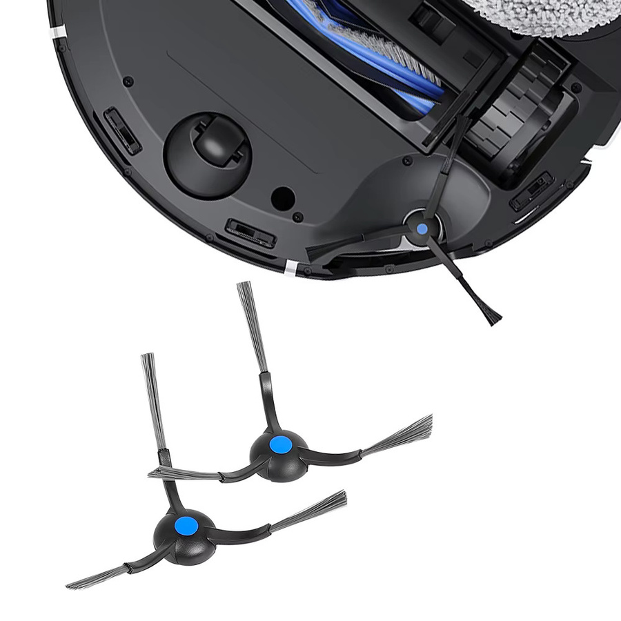 Ecovacs Seitenbürstenteile für Deebot T30, T30 PRO, T30 MAX, N20 PRO, N20 PLUS, T30S, T30SAI, T30 PRO Omni und T30S Combo Roboterstaubsauger in Schwarz - Bild 4