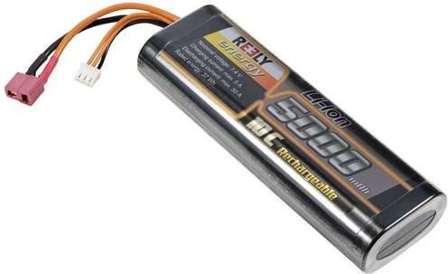 Reely Modellbau-Akkupack LiIon 7.4V 5000 mAh 2S 10C Hardcase T-Stecksystem Schwarz - Bild 1