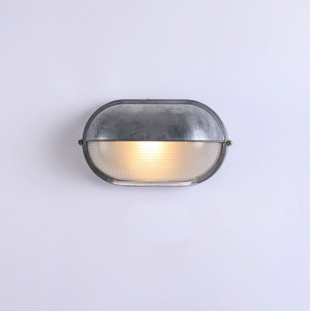 Lava Ball Outdoor Retro Wandleuchte im Industrie-Vintage-Stil mit transparentem Glas, E27 LED, IP65 wasserdicht, Farbe Transparent - Bild 1