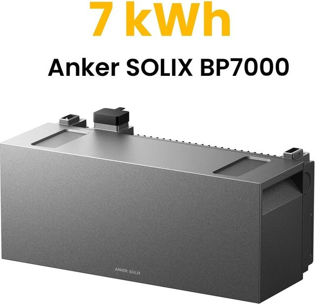 Anker SOLIX BP7000 Erweiterungsakku für Solarbank Max AC in Grau mit 10000 Ladezyklen und modularer Plug&Play Installation - Bild 1