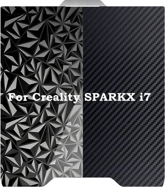 Creality SPARKX I7 Bauplatte mit doppelseitiger glatter PET-PEO-Folie aus flexiblem Federstahl, B/T: 26,7 x 30,1 cm - Bild 1