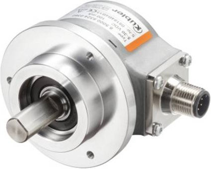 Kübler Group Sendix 5000 Inkrementeller Drehgeber mit Gegentakt und Invertierung, Farbe: Silber, Durchmesser: 58 mm - Bild 1
