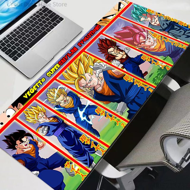 Bandai Dragon Ball Z Gaming-Tastaturunterlage und Mauspad in Multicolour für PC und Laptop - Bild 1