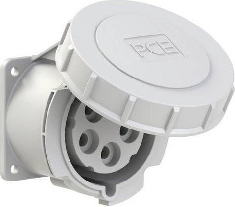 PC Electric Power Twist 3252-1f70 CEE Anbaudose 32A 5polig IP67 Weiß - Bild 1