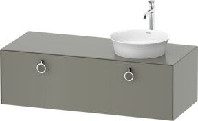 Duravit Waschtischunterschrank White Tulip in Weiß matt, Wandmontage, B/T/H: 130 x 55 x 40,8 cm - Bild 1