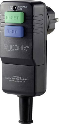 Sygonix Personenschutz-Schalter RCD SY-3779070 230V Schwarz IP54 - Bild 1