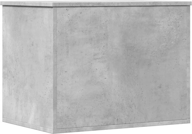 vidaXL Truhe aus Holzwerkstoff in Betongrau, B/T/H: 60 x 42 x 46 cm - Bild 1
