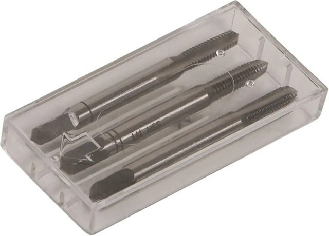 LUX-TOOLS Gewindebohrer Set M4 aus Edelstahl in Silber - Bild 1