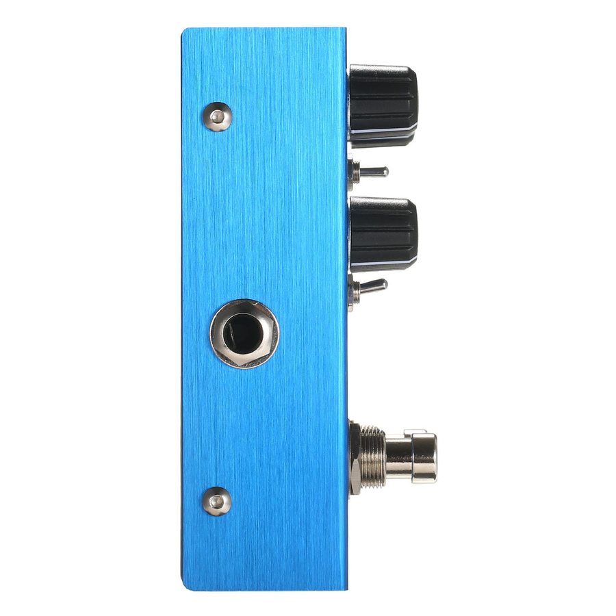 IRIN Overdrive Gitarreneffektpedal Blau mit Gain, Ton, Lautstärke und Boost Reglern - Bild 3