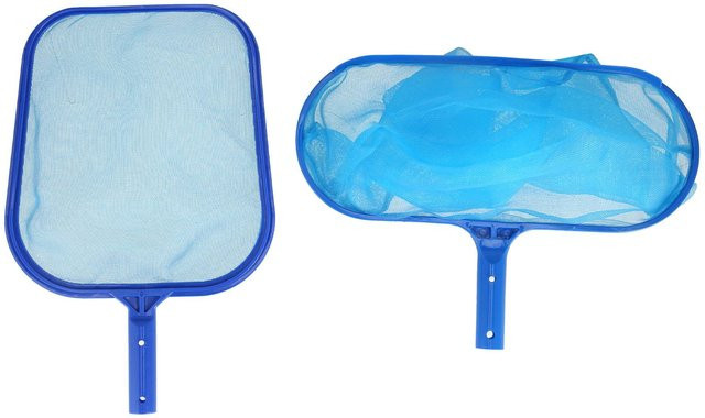 Lixada Pool-Laubnetz-Set aus Kunststoff in Blau für Schwimmbad und Teich - Bild 1