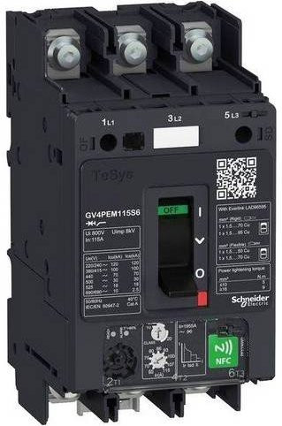 Schneider Electric GV4PEM50N6 Motorschutzschalter in Schwarz - Bild 1