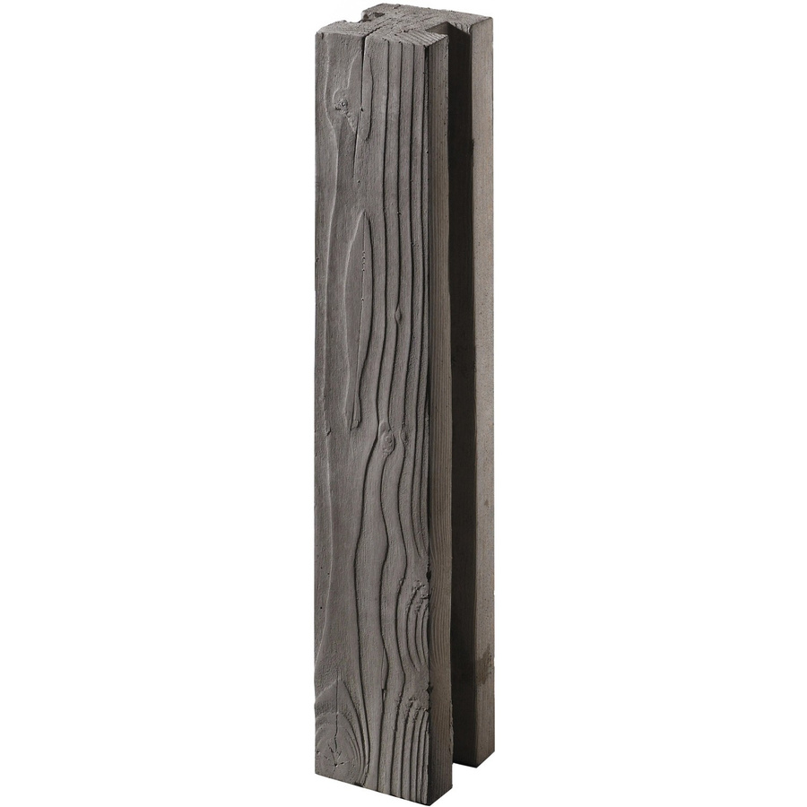 Kann Beet-Pfosten in Holzoptik Braun-antik aus Beton für Hochbeete und Beeteinfassungen, H x B x T: 100 x 14 x 14 cm - Bild 2