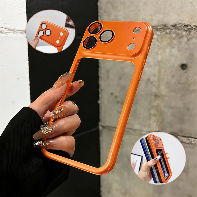 newteneight Stoßfeste iPhone Hülle mit Kameralinsen-Schutz und Matt PC Rahmen in Blau für iPhone 17, iPhone 17 Pro, iPhone 16 Pro und iPhone 16 Pro Max - Bild 1