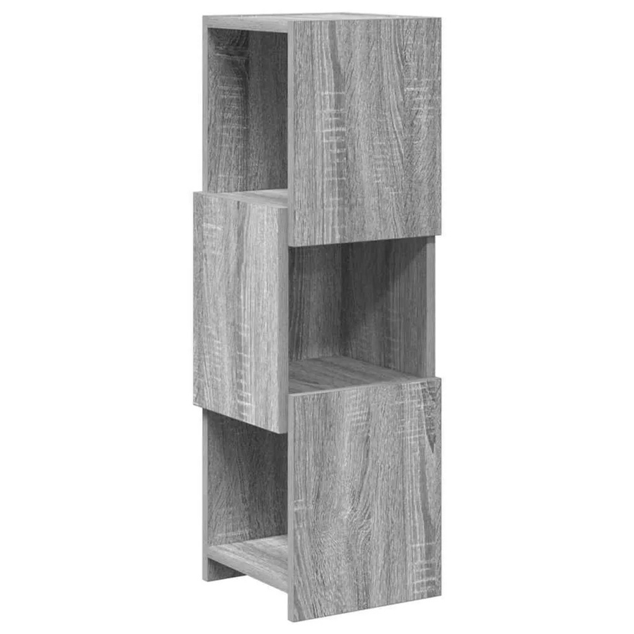 vidaXL Eckschrank in Grau Sonoma aus Holzwerkstoff, B/T/H: 25,0 x 25,0 x 80,0 cm - Bild 2