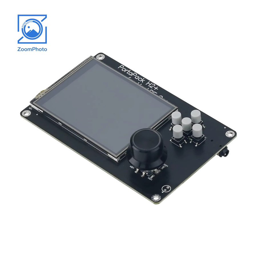 PortaPack H2 für HamGeek R9 Radiofrequenz One SDR mit 0,5 ppm TCXO, 1500 mAh Akku und 3,2 Zoll LCD-Touch-Display in Schwarz - Bild 2