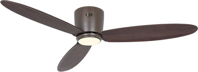 CASAFAN Deckenventilator Eco Plano II mit LED Beleuchtung und Fernbedienung, Bronze, Durchmesser: 132 cm - Bild 1