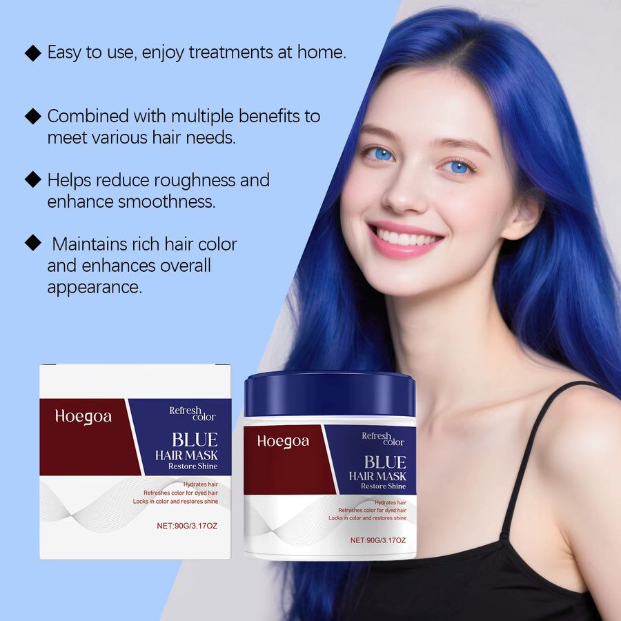 HOEGOA Farbverstärkungs-Conditioner und Haarmaske, coloriertes Haar - Bild 2