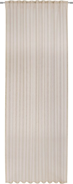 Premium Living Fertigvorhang Luka in Beige und Sand, halbtransparent, B: 135 cm, H: 245 cm - Bild 1