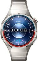 Huawei Watch GT 6 Pro Smartwatch mit Titangehäuse und Titanarmband in Silber/Grau, 46 mm - Bild 1