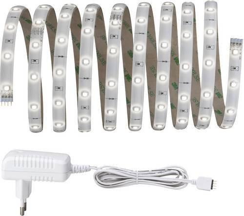 Paulmann YourLED Stripe Basis-Set LED-Streifen in Weiß mit Netzteil, 3 m Länge, Cool White - Bild 1