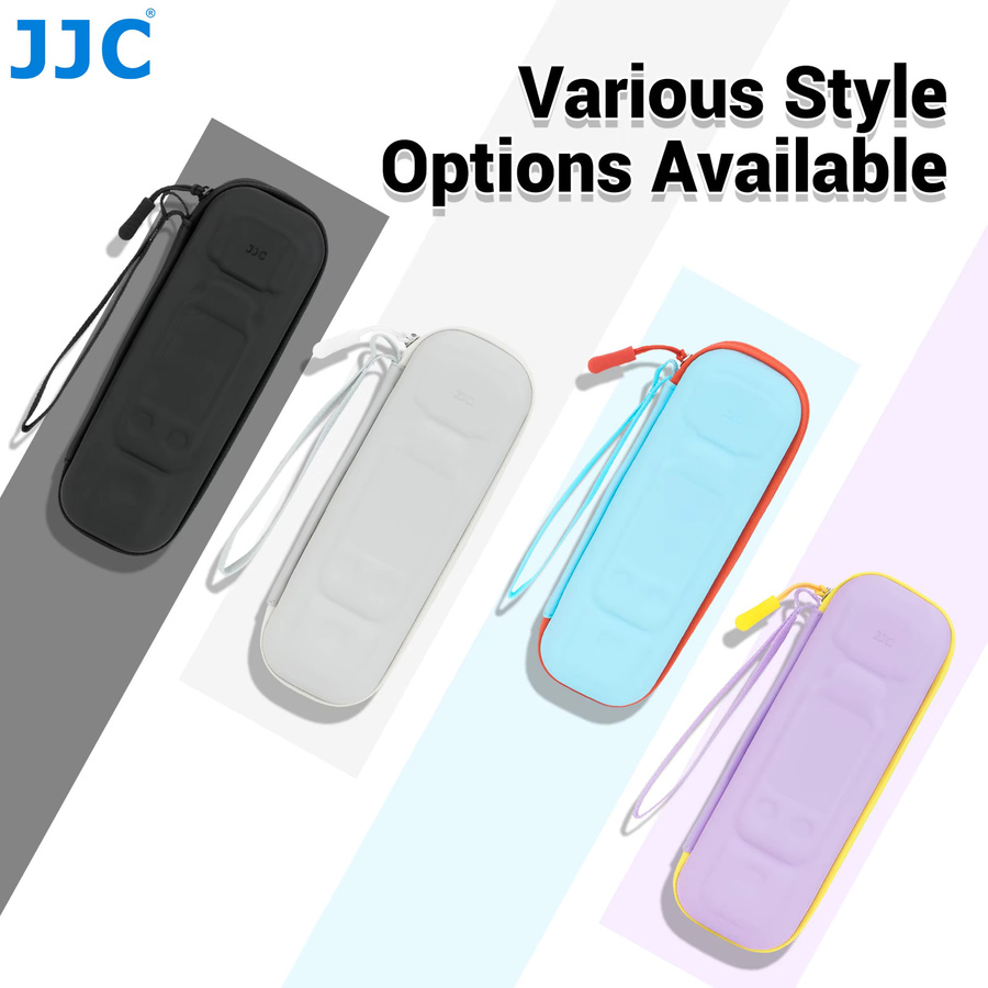 JJC Pocket 3 Tragetasche für DJI Osmo Pocket 4 und 3, kompakte Aufbewahrungstasche mit Karabiner, Schwarz - Bild 6