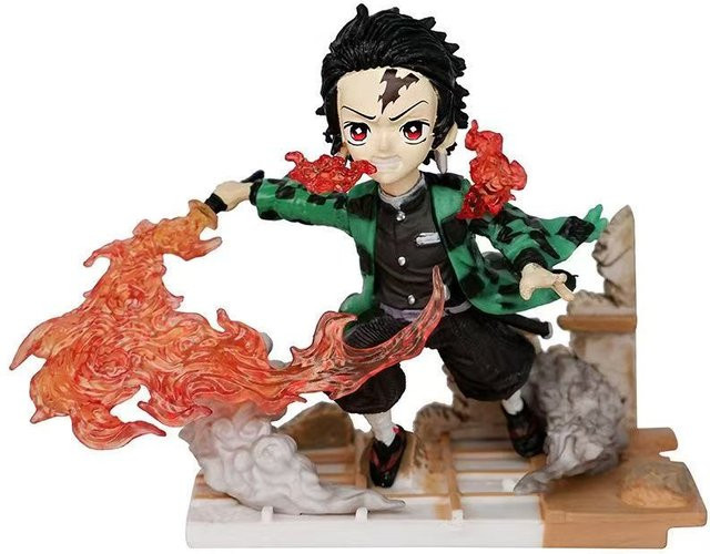 Yiran toy 1 Demon Slayer Hashibira Inosuke Actionfigur, rot, ab 14 Jahren - Bild 1