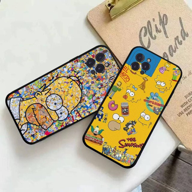 Die Simpsons Handyhülle moetch Multicolor für iPhone 12 11 13 14 15 16 17 Pro Max Plus Mini Cover - Bild 1
