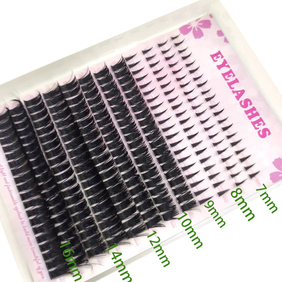 AMSDCN Wimpern-Cluster-Set, Black, Unisex - Bild 4