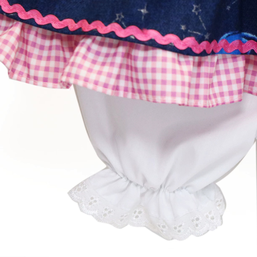 Ying Huan Mei Puppenkleid-Outfit Galaxy-Print, Weltraum, Zubehör - Bild 3