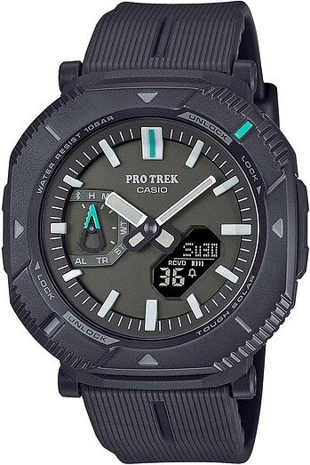 Casio Digitaluhr Pro Trek, Kunststoff, Schwarz, 10 ATM, Unisex - Bild 1