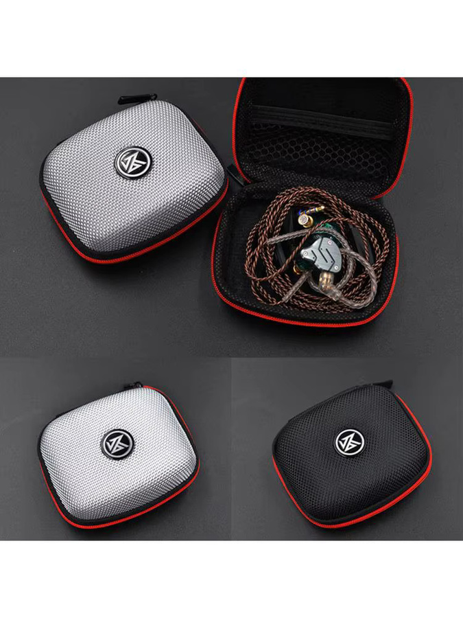 KZ Kabellose Kopfhörer-Aufbewahrungstasche aus EVA in Schwarz, Tragbare Quadratische Headset-Box für Bluetooth-Kopfhörer - Bild 5