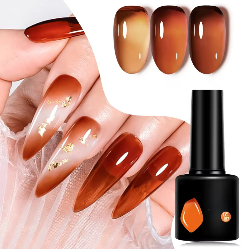 LILYCUTE Nagellack, Braun, Glänzend, 7 ml - Bild 5