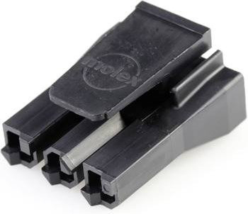 Molex Buchsengehäuse-Kabel in Schwarz mit 3 Polzahl und 7,50 mm Rastermaß - Bild 1