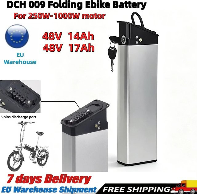 Engwe Hochleistungs-E-Bike-Akku 48V 14Ah 17Ah DCH-009 mit Lithiumzellen für Engwe EP-2 Pro Engine Pro MATE X - Bild 1